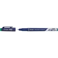 Pilot Fineliner FriXion, épaisseur de trait 0,45 mm, peut être gommer, pack de 12, vert