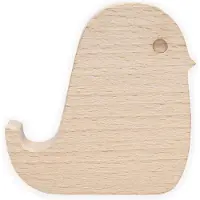 Kikkerland Support téléphone Oiseau Beige