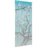 vidaXL Rideau anti-insectes multicolore 200 x 90 cm en bambou