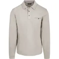 Casamoda Polo Manches Longues Taupe