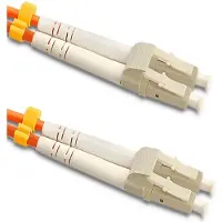 Qoltec Glasfaser-Patchkabel LC/UPC-LC/UPC | Multimode | 50/125U | OM2 | Duplex | 5 m