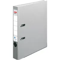 Herlitz Classeur maX.file nature plus, Largeur de dos : 50 mm, Gris DIN A4, Revêtement en papier spécial (A4, 50 mm, 1 pcs)
