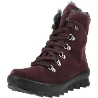 Legero Bottines à lacets rouge cerise