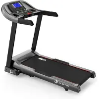 JASPORT L6 tapis de course pliable, 1–20 km/h, inclinaison électrique 15 %, moteur DC 4,0 CV, 60 programmes, Bluetooth, LCD, jusqu’à 120 kg