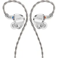 Fiio JH5 (Pas de réduction du bruit, Filaire), Écouteurs, Argent