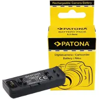PATONA Batterie de la caméra vidéo (Batterie de l'appareil photo), Alimentation pour appareil photo, Noir