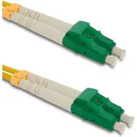 Qoltec Glasfaser-Patchkabel LC/APC - LC/APC | Singlemode | 9/125 | G652D | Duplex | 2 m