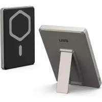 Uag Powerbank Ultra Slim 5K 5000 Mah Z Podstawką 10W Kabel Usb-C Kompatybilny Z Magsafe- Tytanowy