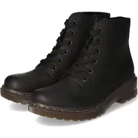 Rieker Bottines à lacets 'Stiefel Damen 78240-00 Kunststoff (Synthetik) in schwarz' marron