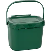 Addis , poubelle pour déchets alimentaires, pour la cuisine, en plastique, de couleur vert foncé