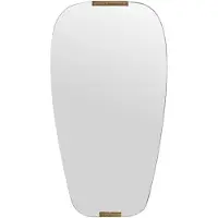 House Doctor Pinces miroir dorées 100x54,5cm