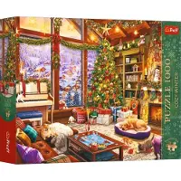 Trefl Puzzle 1000 pièces, "Cozy Winter : Soirée de Noël",