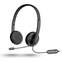 Ginza.se Stereo Headset H1U (Filaire, USB-A), Casque micro de bureau, Noir
