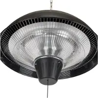 Tristar Chauffage de patio suspendu KA-5273 1500 W Halogène Noir