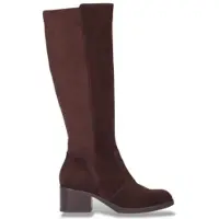 Wonders pour femme. G-6260 Bottes en Cuir Charme marron (36), 3 à 5 cm, Fermeture éclair, Casuel