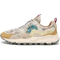 Flower Mountain pour femme. 2017817 Trainers Yamano 3 multicolour (38), Blanc, Plat, Nubuck, Lacets, Casuel, Multicolore