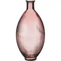 Mica Decorations Vase bouteille Firenza - H59 x Ø29 cm - Verre recyclé - Rose clair