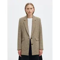Selected Coupe Décontractée Blazer Femme Marron 34