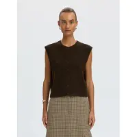 Selected Cardigan 'SLFLulu' brun foncé