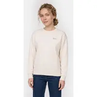 Jack Wolfskin Essential Crewneck Sweatshirt Beige 2XL Femme
