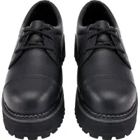Brandit Chaussures basses unies Plateau Phantom 3 Eyes noir Basics cuir EU44