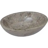 vidaXL Evier 53x40x15 cm Marmorgrau