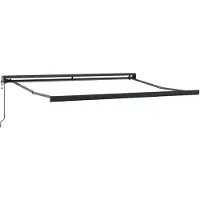 vidaXL Store Anthracite 3 x 2,5 m Métal