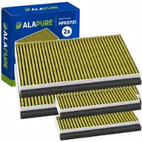 Alapure Filtre à charbon actif HFK8701 CleanAir Plus compatible avec les modèles 11041790 / 17005414 / DWZ0AK0A0 / CZ51AIB1X6
