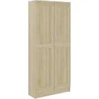 vidaXL Bibliothèque Chêne sonoma 82,5x30,5x185,5 cm Bois d'ingénierie