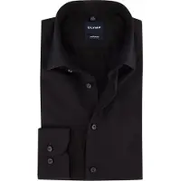 Olymp Luxor Modern Fit Chemise noir, Unicolore