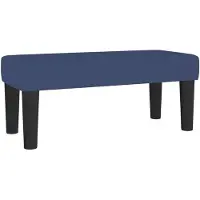 vidaXL Banc Bleu 70x30x30 cm Tissu