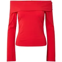Pieces T-shirt 'PCGeorgina' rouge