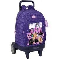 Safta Sac à Dos à Roulettes K-pop Demon Hunters Fighters Compact Evolutive 33l