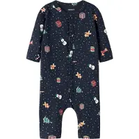 Name it Pyjama 'NBNVISMAS' bleu marine / sapin / rouge foncé / blanc