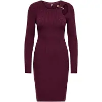 ONLY Robes en maille 'ONLFlou' bordeaux