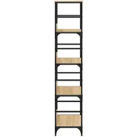 vidaXL Bibliothèque chêne sonoma 50x33x153 cm bois d'ingénierie