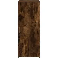 vidaXL Armoire de rangement chêne fumé 40x45x103,5cm bois d'ingénierie