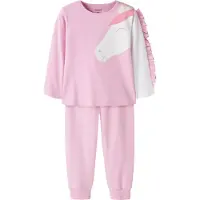 Name it Pyjama 'NMFRETEQ' rose / rose / blanc