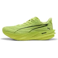 Puma Chaussure de course 'Deviate Pure NITRO' citron vert / noir