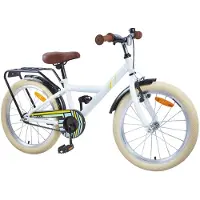 vidaXL Vélo enfant 20 pouces pour 6-11 ans Blanc