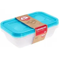 Keeeper 3067963200000 boîte de conservation des aliments frais "fredo fresh", 2,4 litres, rectangulaire