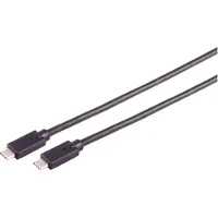 Shiverpeaks S/CONN maximum connectivity Câble de connexion USB-C, câble USB type-C mâle vers type C mâle, 3.2 Gen 2x2, 100W, 1,0m (13-62025)
