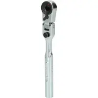 Ks Tools Cliquet réversible articulé à embouts 1/4" Longueur 119 mm - 918.1560