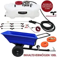 T-Mech Remorque Tout-Terrain & pulvérisateur de 100 litres