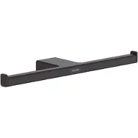 Hansgrohe Double porte-rouleau de papier AddStoris, sans couvercle, noir mat