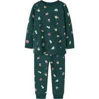 Name it Pyjama 'NMNVismas' vert foncé / orange / rouge / blanc