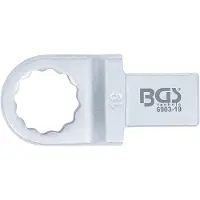 Bgs Clé annulaire 12 pans 19 mm empreinte 14 x 18 mm pour clé dynamométrique