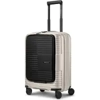 Redolz Essentials 17 2.0 : Valise cabine à 4 roulettes, 55 cm, avec compartiment pour ordinateur portable et soufflet extensible