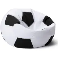Lumaland Pouf de football Luxury - Coussin de siège de football de haute qualité de la gamme Comfortline - petit