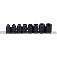 Bgs 9779 | Jeu de douilles de force profil E | Entraînement carré intérieur 12,5 mm (1/2") | SW E10 - E24 | 8 pcs.